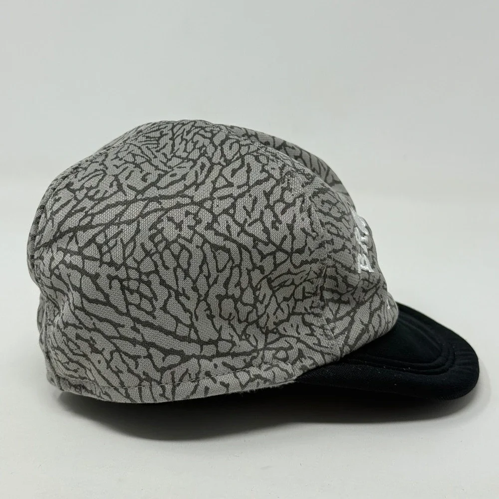 Jordan Brooklyn Elephant Print Grey Black Infant Hat Cap 12M Jumpman 7993-023‎